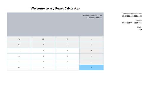 projet javascript react