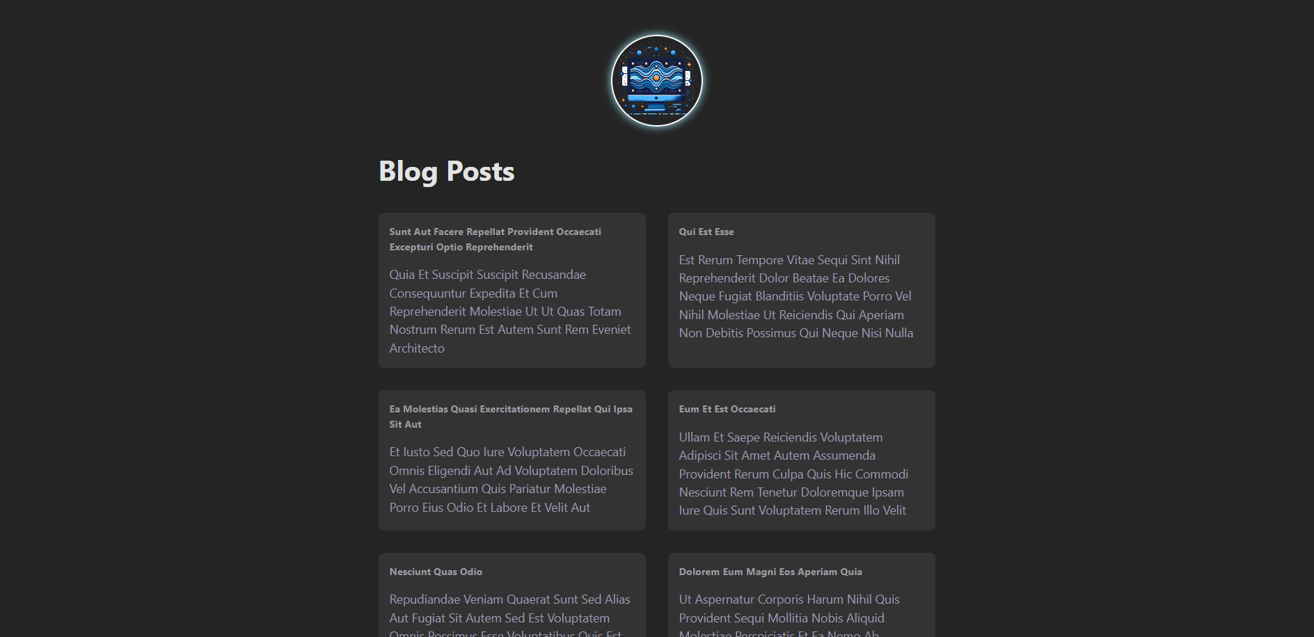 projet typescript react blog